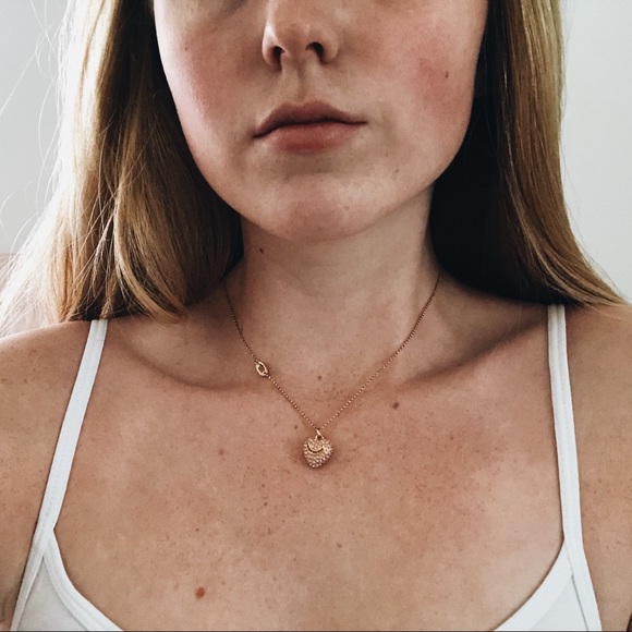 Juicy Couture Jewelry - juicy couture bejeweled heart necklace